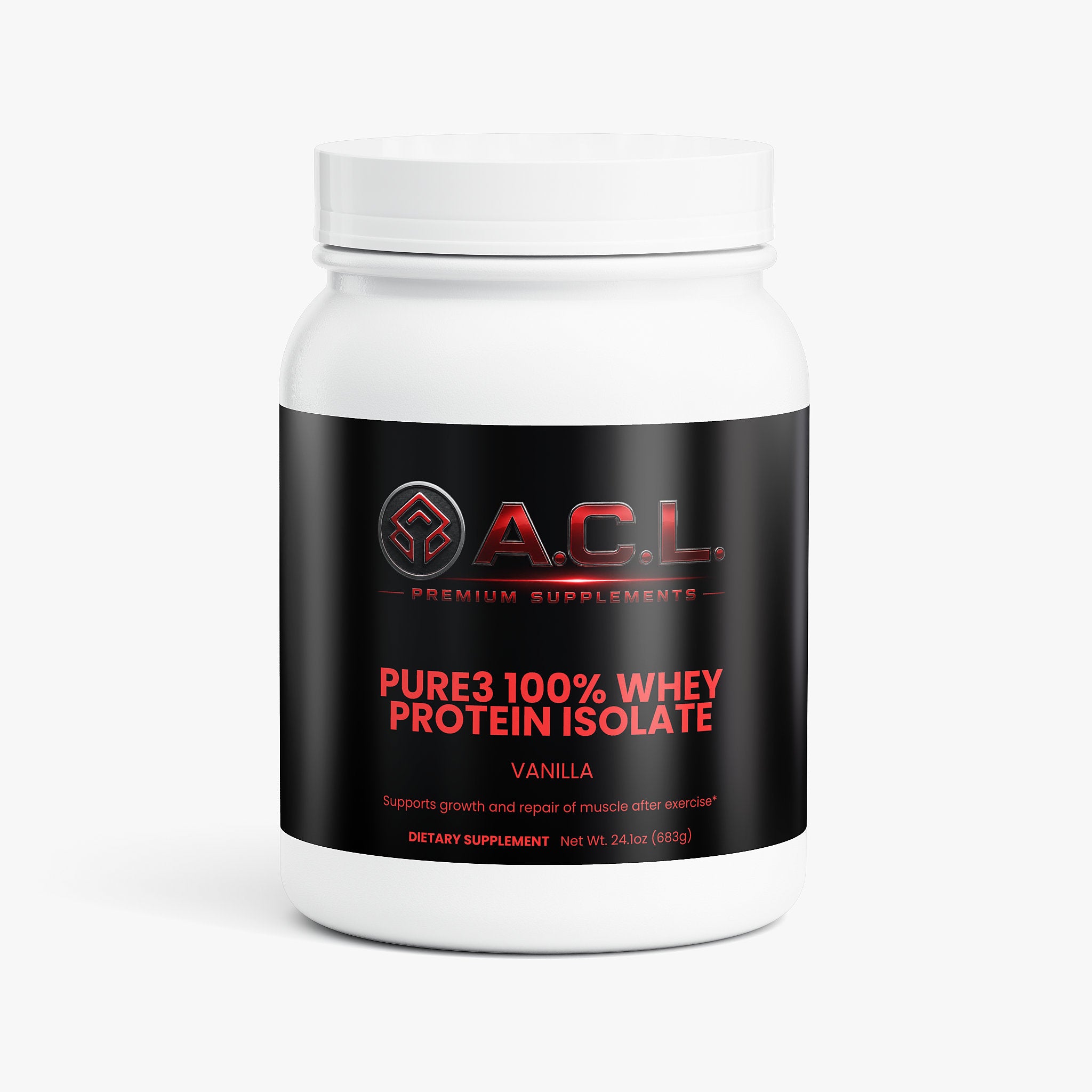 Pure3 100% Whey Protein Isolate (Vanilla)